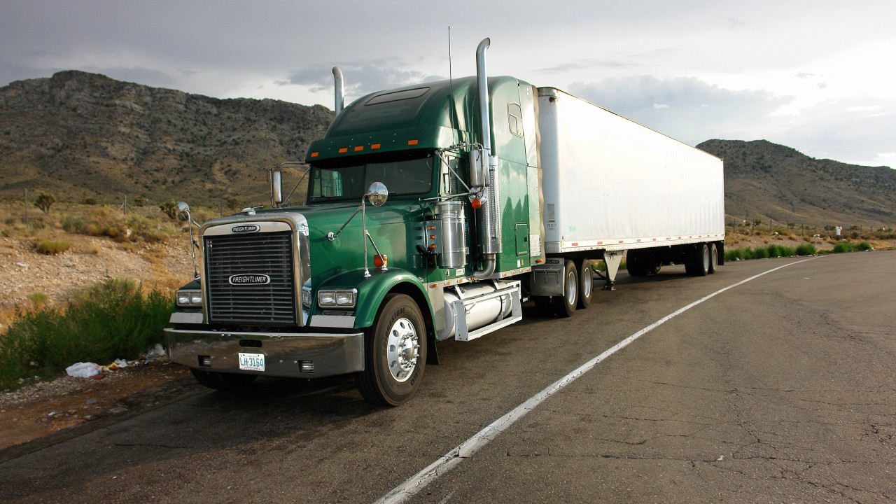 Suggested Adobe Stock image: trucking compliance professional reviewing a USDOT registration record. Select and insert a licensed image matching this concept.
